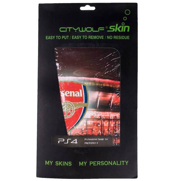 برچسب پلی استیشن 4 مدل Arsenal، Arsenal PlayStation 4 Cover