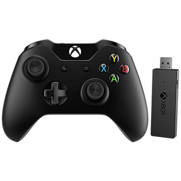 دسته بازی ایکس باکس وان به همراه آداپتور بی سیم مخصوص ویندوز، Xbox One Controller With Wireless Adapter for Windows