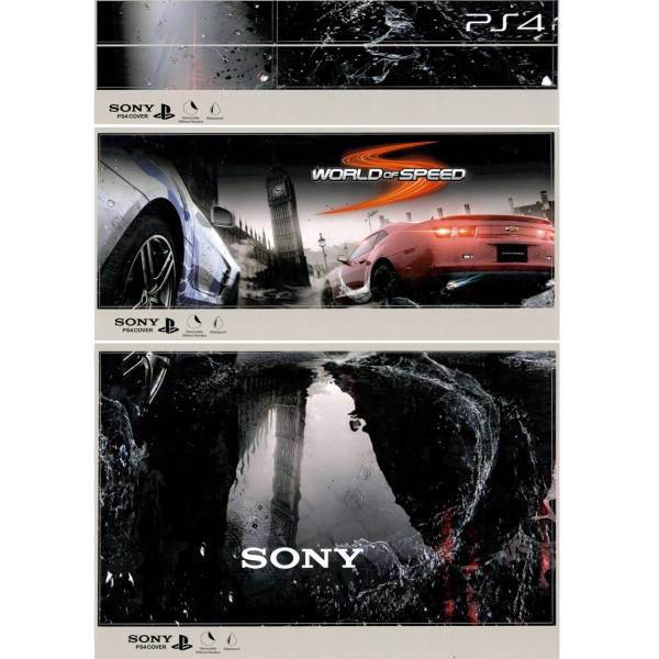 برچسب پلی استیشن 4 طرح World of Speed، World of Speed PlayStation 4 Cover