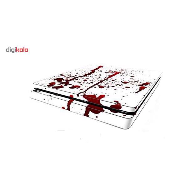 برچسب پلی استیشن 4 اسلیم- طرح Blood، Blood Play Station 4 Slim Cover