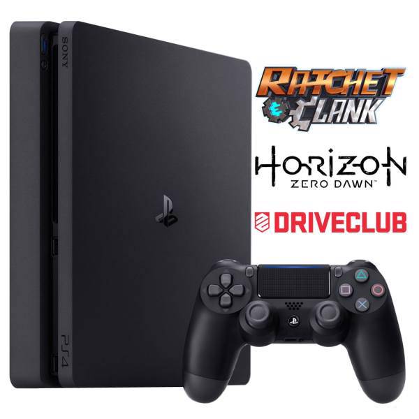 مجموعه کنسول بازی سونی مدل Playstation 4 Slim کد CUH-2016A Region 2 - ظرفیت 500 گیگابایت، Sony Playstation 4 Slim Region 2 CUH-2016A 500GB Bundle Game Console