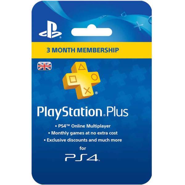 گیفت کارت پلی استیشن پلاس - عضویت سه ماهه، PlayStation Plus Gift Card - 3 Month Membership