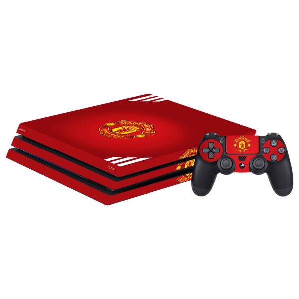 برچسب افقی پلی استیشن 4 پرو گراسیپا طرح Manchester، Grasipa Manchester PlayStation 4 Pro Horizontal Cover