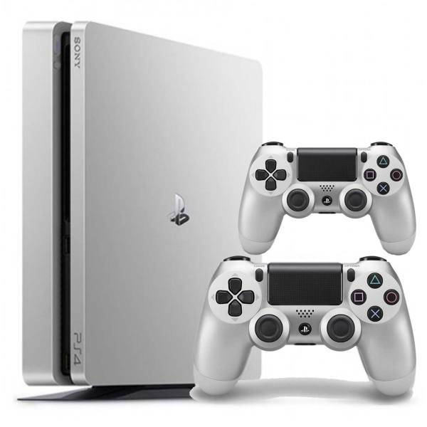 مجموعه کنسول بازی سونی مدل Playstation 4 Slim Glacier White کد CUH-2116A ریجن 2 - ظرفیت 500 گیگابایت، Sony Playstation 4 Slim Region 2 CUH-2016A 500GB Game Console With Two Controllers