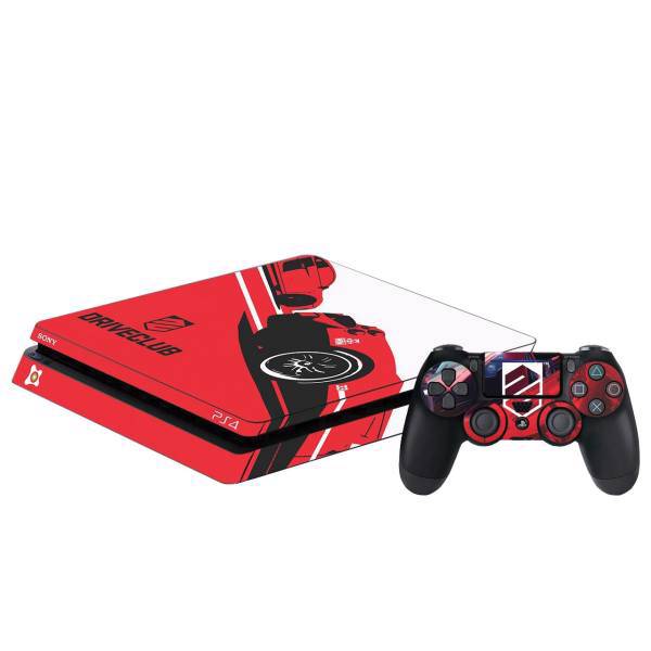 برچسب پلی استیشن 4 اسلیم آی گیمر طرح Drive Club، IGamer Drive Club Play Station 4 Slim Cover