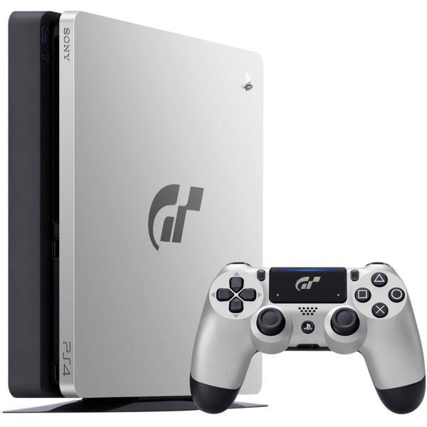 مجموعه کنسول بازی سونی مدل Playstation 4 Slim Gran Turismo Limited Edition Region 2 CUH-2016B - ظرفیت 1 ترابایت، Sony Playstation 4 Slim Gran Turismo Limited Edition Region 2 CUH-2016B 1TB Bundle Game Console