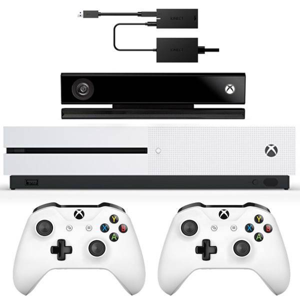 مجموعه کنسول بازی مایکروسافت مدل Xbox One S ظرفیت 1 ترابایت به همراه کینکت، Microsoft Xbox One S - 1TB Bundle Game Console With Kinect