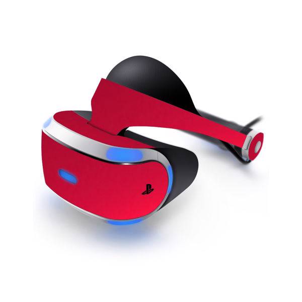 برچسب رنگ قرمز-مات ماهوت برای عینک واقعیت مجازی PlayStation VR، MAHOOT Red-matte Sticker for PlayStation VR