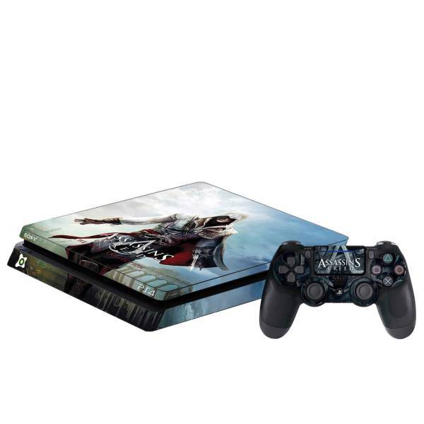 برچسب پلی استیشن 4 اسلیم آی گیمر طرح Assassins Creed، IGamer Assassins Creed Play Station 4 Slim Cover