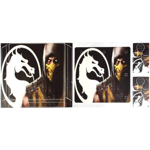 برچسب پلی استیشن 4 اسلیم مدل Mortal Kombat، Mortal Kombat PlayStation 4 Slim Cover