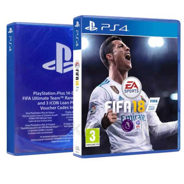 بازی Fifa 18 به همراه کد Icon Edition مخصوص PS4، Fifa 18 And Icon Edition Code For PS4