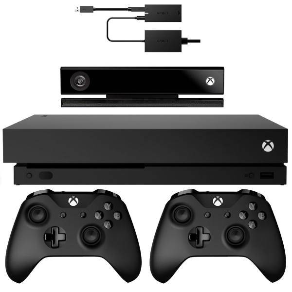 مجموعه کنسول بازی مایکروسافت مدل Xbox One X ظرفیت 1 ترابایت، Microsoft Xbox One X - 1TB Game Console Bundle