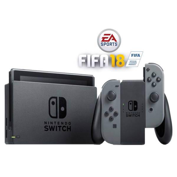 مجموعه کنسول بازی نینتندو مدل Switch Gray Joy-Con، Nintendo Switch With Gray Joy Con Bundle Game Console