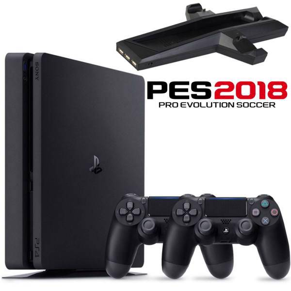 مجموعه کنسول بازی سونی مدل Playstation 4 Slim کد CUH-2116B Region 2 - ظرفیت 1 ترابایت، Sony Playstation 4 Slim Region 2 CUH-2116B 1TB Game Console Bundle