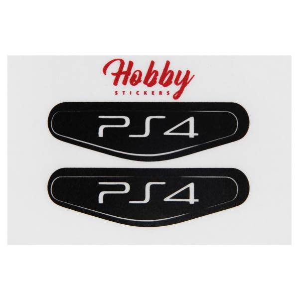 برچسب دوتایی دوال شاک 4 هابی طرح PS4، Hobby PS4 DualShock 4 Double Lightbar Sticker
