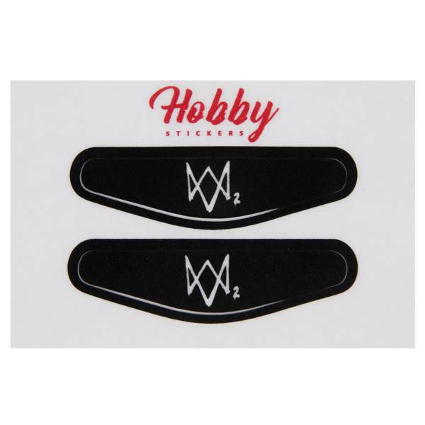 برچسب دوتایی دوال شاک 4 هابی طرح Watch Dogs 2، Hobby Watch Dogs 2 DualShock 4 Double Lightbar Sticker