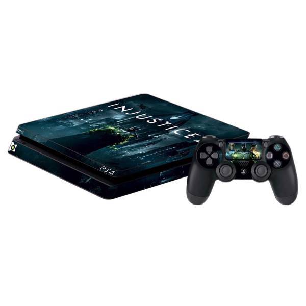 برچسب پلی استیشن 4 اسلیم آی گیمر طرح Injustice 2، IGamer Injustice 2 Play Station 4 Slim Cover