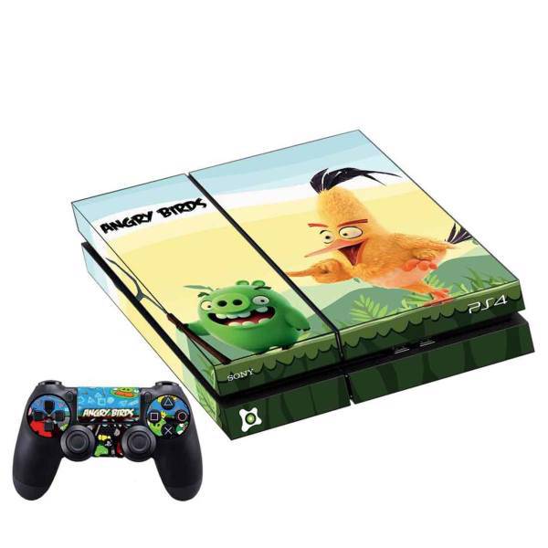 برچسب افقی پلی استیشن 4 آی گیمر طرح Angry Birds، IGamer Angry Birds PlayStation 4 Horizontal Cover