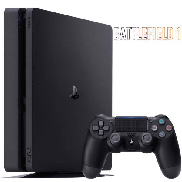 مجموعه کنسول بازی سونی مدل Playstation 4 Slim کد CUH-2016B Region 2 - ظرفیت 1 ترابایت، Sony Playstation 4 Slim Region 2 CUH-2016B 1TB Bundle Game Console