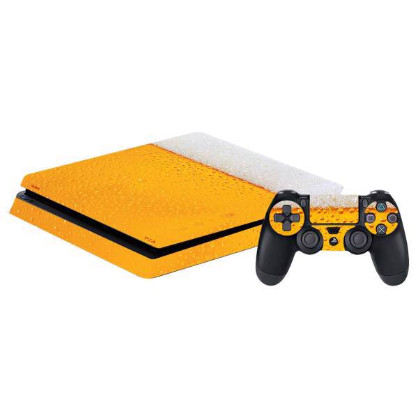 برچسب افقی پلی استیشن 4 اسلیم گراسیپا طرح Y01، Grasipa Y01 PlayStation 4 Slim Horizontal Cover