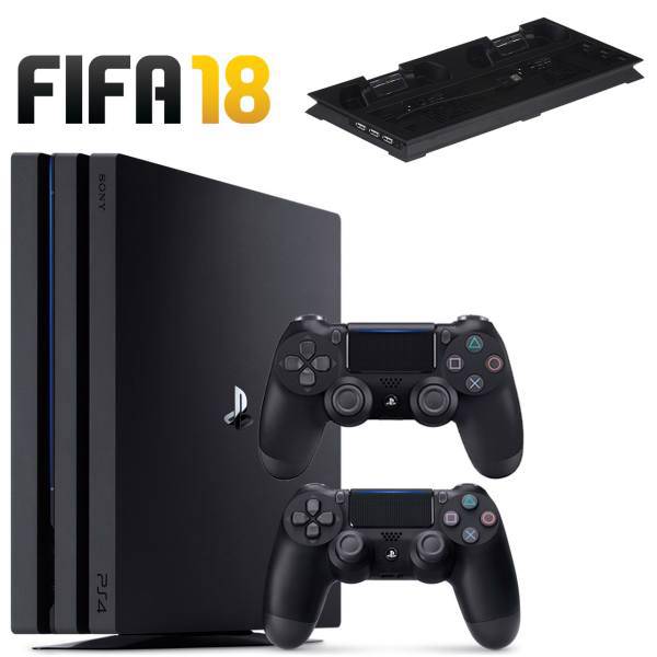 مجموعه کنسول بازی سونی مدل Playstation 4 Pro کد CUH-7016B Region 2 - ظرفیت 1 ترابایت، Sony Playstation 4 Pro Region 2 CUH-7016B 1TB Game Console