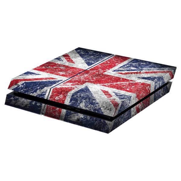 برچسب افقی پلی استیشن 4 گراسیپا طرح U.K، Grasipa U.K PlayStation 4 Horizontal Cover