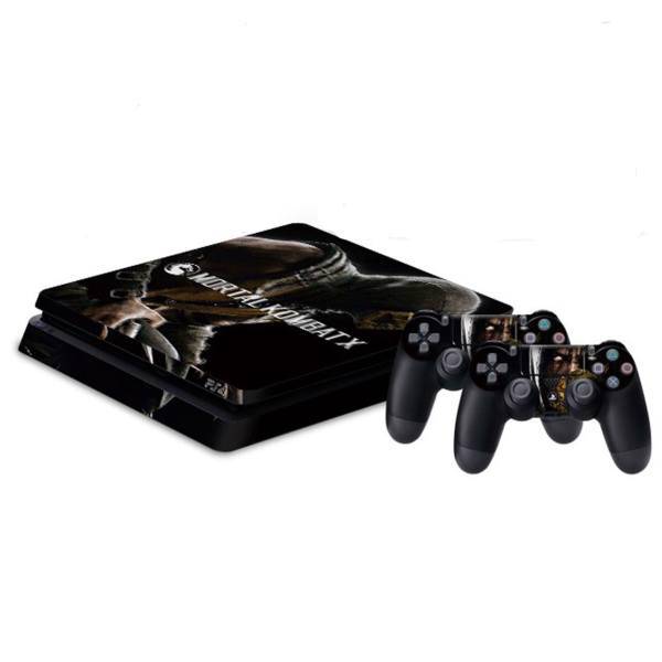 برچسب پلی استیشن 4 Pro مدل Mortal Kombat