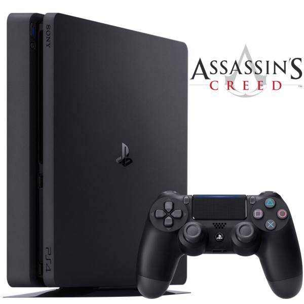 مجموعه کنسول بازی سونی مدل Playstation 4 Slim کد CUH-2016A ریجن 2 - ظرفیت 500 گیگابایت، Sony Playstation 4 Slim Region 2 CUH-2016A 500GB Bundle Game Console