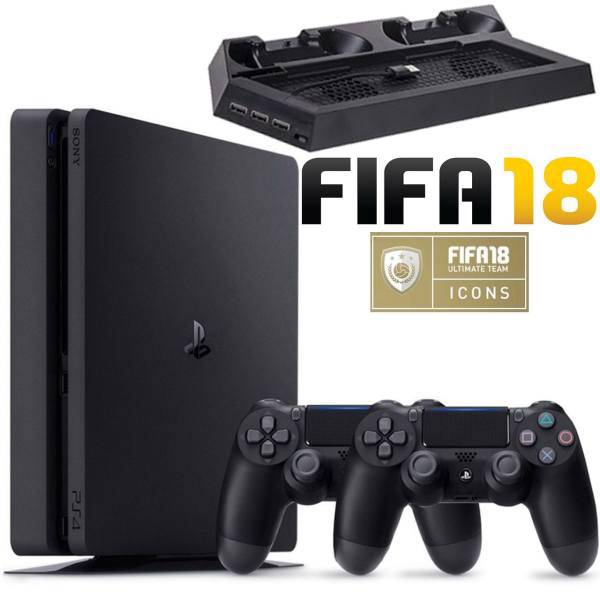 کنسول بازی سونی مدل Playstation 4 Slim کد CUH-2116B Region 2 - ظرفیت 1 ترابایت، Sony Playstation 4 Slim Region 2 CUH-2116B 1TB Game Console