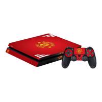 برچسب افقی پلی استیشن 4 اسلیم گراسیپا طرح Manchester Grasipa Manchester PlayStation 4 Slim Horizontal Cover