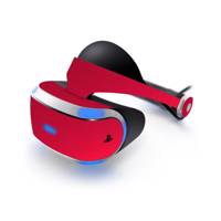 برچسب رنگ قرمز-مات ماهوت برای عینک واقعیت مجازی PlayStation VR MAHOOT Red-matte Sticker for PlayStation VR