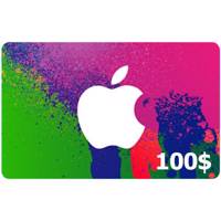 گیفت کارت 100 دلاری آیتونز Apple iTunes 100 Dollars Gift Card