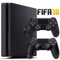 مجموعه کنسول بازی سونی مدل Playstation 4 Slim کد CUH-2016A Region 2 - ظرفیت 500 گیگابایت Sony Playstation 4 Slim Region 2 CUH-2016A 500GB Bundle Game Console