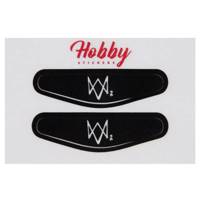 برچسب دوتایی دوال شاک 4 هابی طرح Watch Dogs 2 Hobby Watch Dogs 2 DualShock 4 Double Lightbar Sticker
