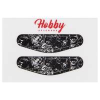 برچسب دوتایی دوال شاک 4 هابی طرح Skull 3 Hobby Skull 3 DualShock 4 Double Lightbar Sticker