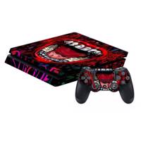 برچسب پلی استیشن 4 Slim پلی اینفینی مدل Joker Smile Play infini Joker Smile Play Station 4 Slim Cover